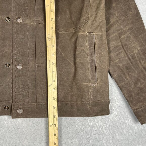 RAILCAR FINE GOODS Type 2 18 Ounce Wax Canvas Jacket Brown Men’s Large  NWOT - Picture 8 of 14